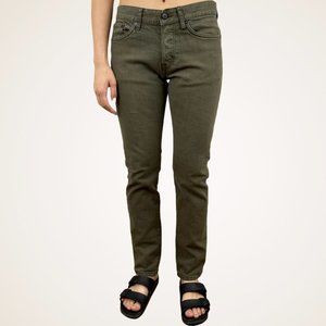 &DENIM by H&M Khaki Skinny Slim UNISEX Jean